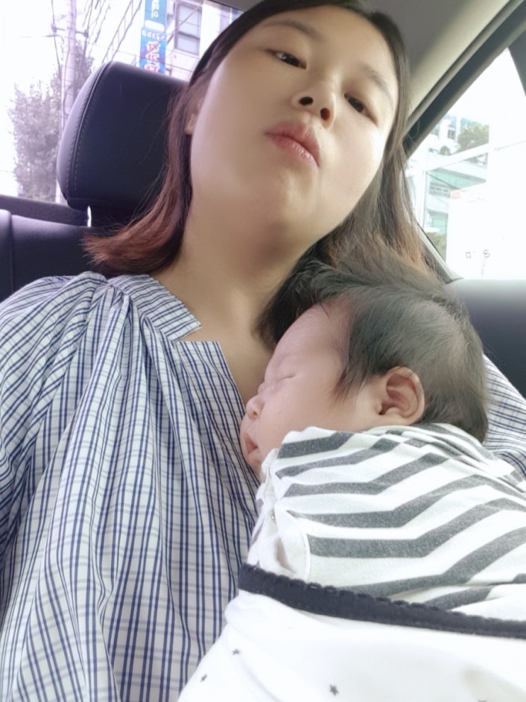  리환이 생후33일차, BCG접종 창원한마음병원 신생아접종