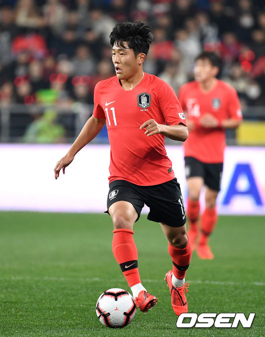  '나상호-정우형 골맛' 한국, 투르크메니스탄 2-0격파
