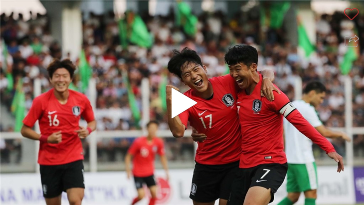 한국 투르크메니스탄 2-0 하이라이트.9월10일