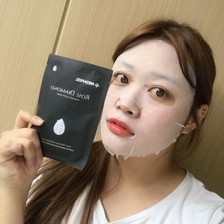  메디필 로즈 다이아몬드 광채 마스크팩 사용후기