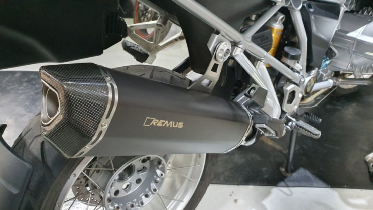  [Rebirth_garage][대구][바이크][오토바이][BMW]R1200GS - 2013 레무스 슬립온 머플러교체
