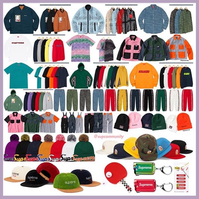 19FW 슈프림 3차 드랍리스트 (19FW Supreme Week3 Drop list) 상품 상세사진, 슈프림 x 벤데이비스
