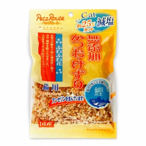  펫츠루트 가다랑어포 고양이 간식 생선 20g, 가다랑어맛, 1개