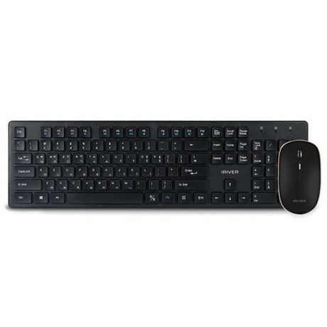 [리뷰] 아이리버 2.4Gh 무선키보드 마우스세트 IR-WMK5000B 블랙