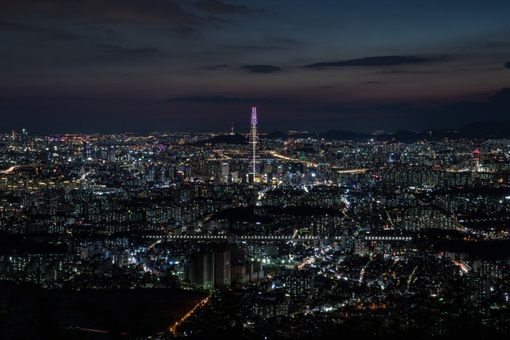  남한산성에서 서울 야경 출사, 야경출사 추천