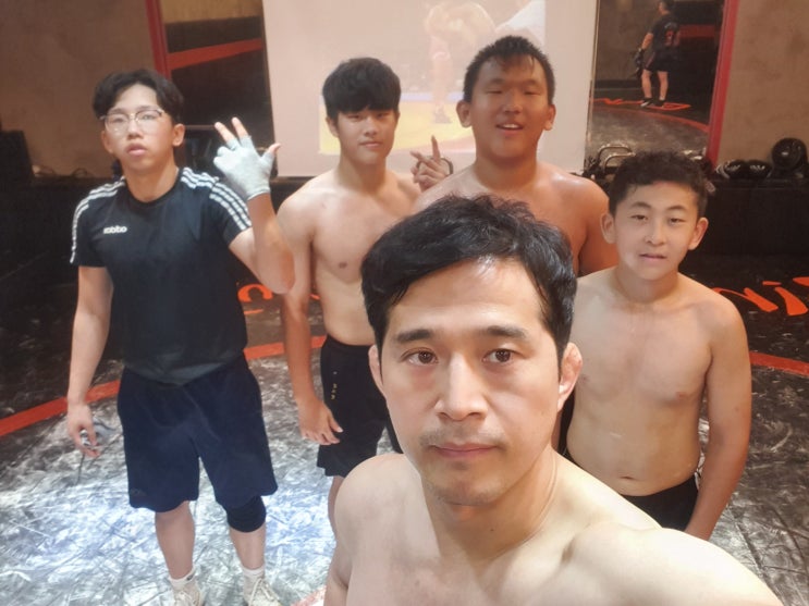  제자들과 함께...