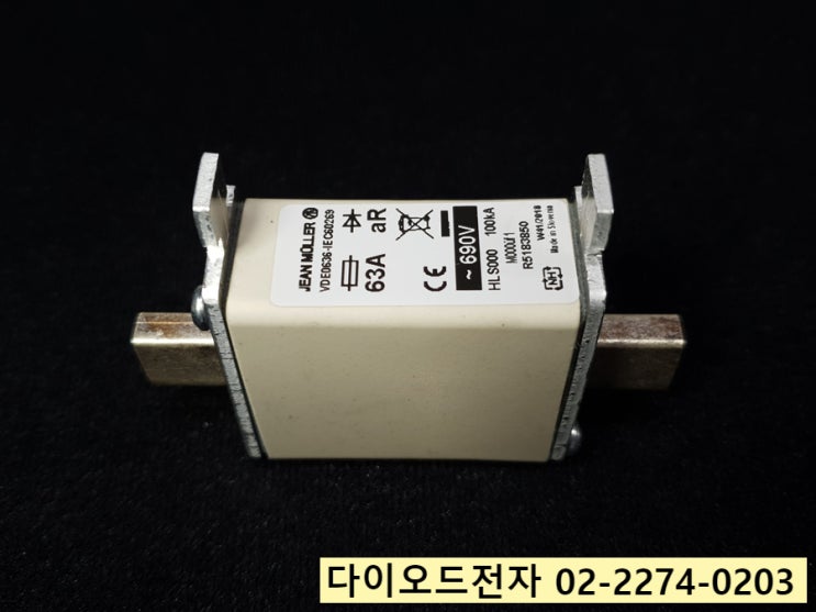  R5183850 판매중 JEAN MULLER 퓨즈 CDE0636-IEC60269 63A ~690V