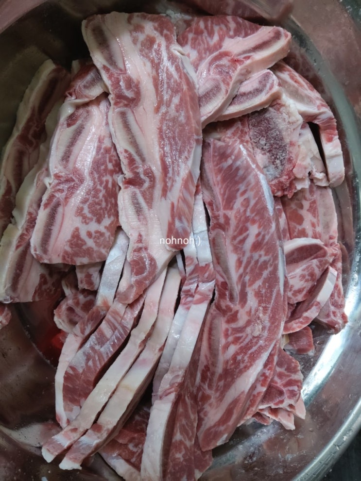  추석 음식 LA갈비 양념 재는법/잡채만들기 /남편생일상 /생일상차림 /생일상메뉴
