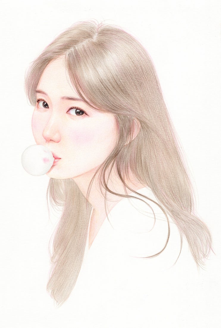  [클래스볼 온라인취미] 슥삭슥삭 카페화실 강선우 샘의 색연필 인물화 클래스