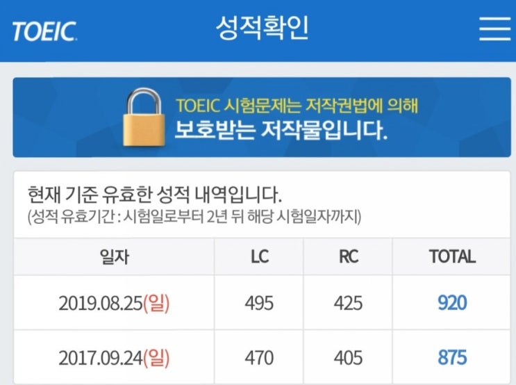  독학으로 토익 900점대,  LC 495점 만점! 달성 후기