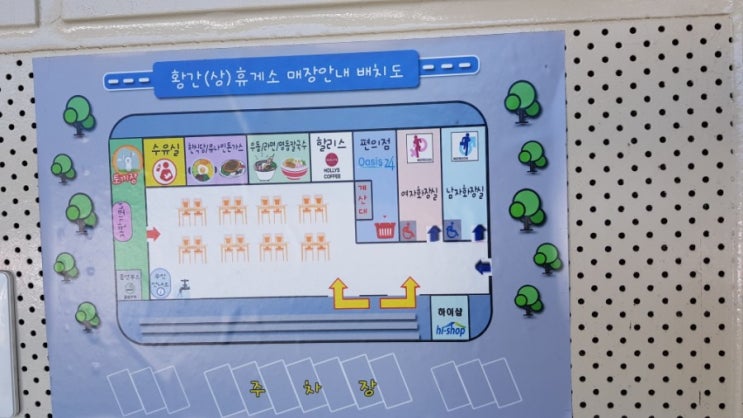  황간휴게소(서울방향)에 뭐있나