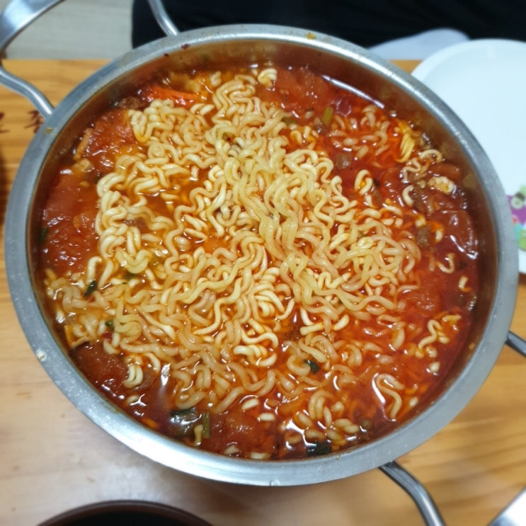  천러라면!! 혀끝이얼얼해....