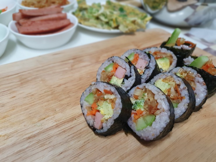 위에 좋은 음식 [양배추]로 만든 김밥