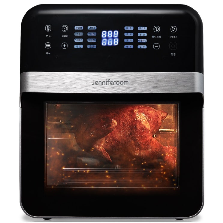  제니퍼룸 로티세리 멀티 에어프라이어 12L, JR-E5210BK