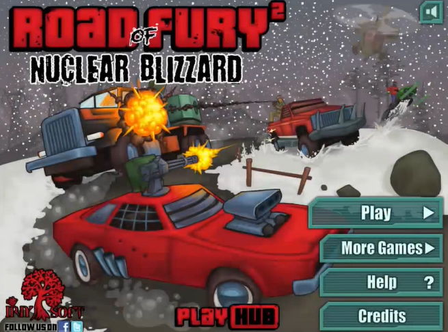 자동차 슈팅게임 - Road Of Fury 3: Desert Strike