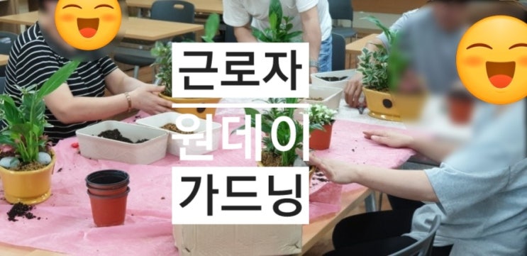  파주자활센터  내일을 꿈꾸는 근로자 원데이 가드닝 클래스, 희망을 심고 오다...   치유원예