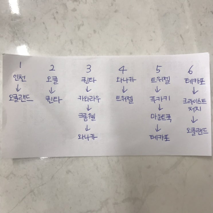  [뉴질랜드 여행] 6박 8일 오클랜드 + 남섬 캠퍼밴 여행 일정, 경비, 홀리데이 파크 정리
