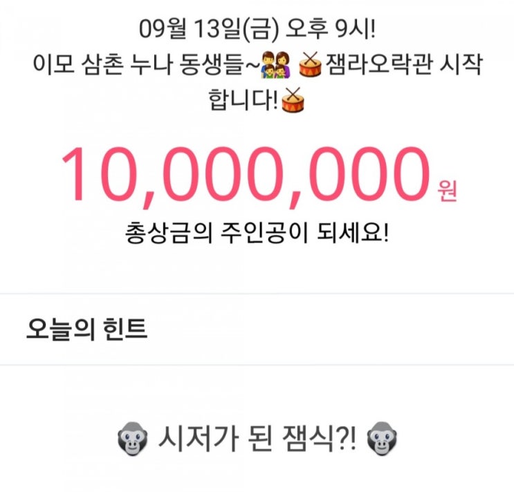  잼라이브 시저가 된 잼식
