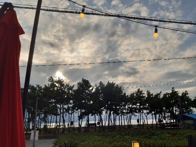  변산반도 해질무렵의 풍경