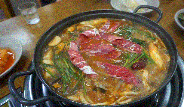 인천 석남동 맛집 얼큰한 소고기탕때문에 소주 댓병 각~  두거리우신탕 석남점