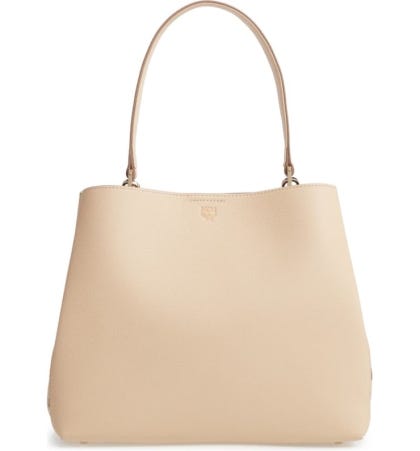 MCM Sarah Leather Visetos Canvas Hobo MCM