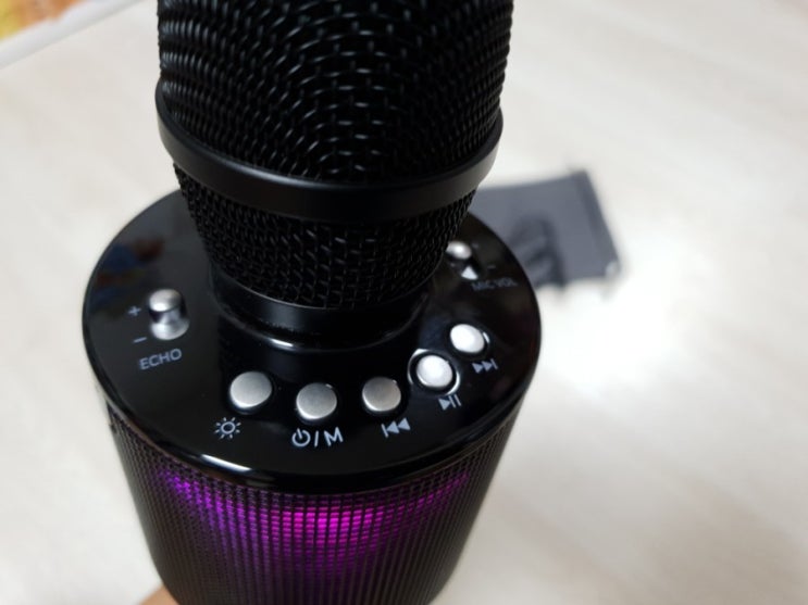  LED 블루투스 마이크 penton BM1 연결 사용법 아들 선물