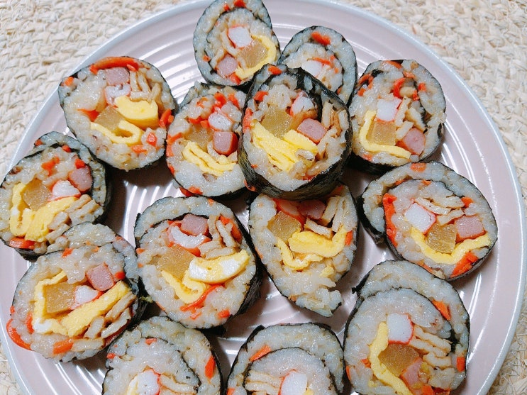  당근김밥 만드는 방법 아이들 당근먹이는 방법