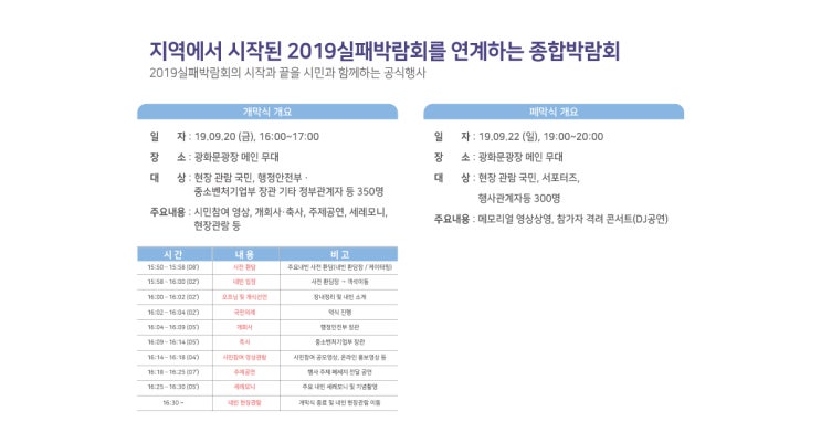  이번주 개최! 실패박람회 in 서울 프로그램 알아보기