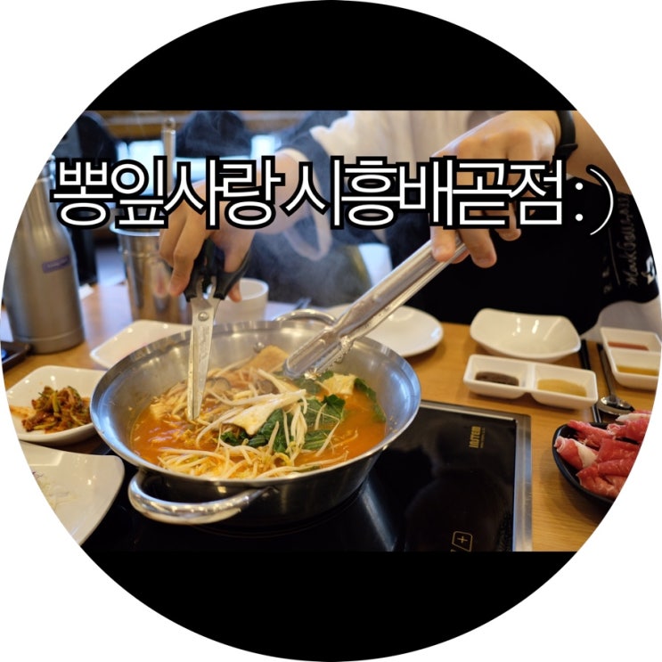  [시흥 배곧 샤브샤브]명절날 가서 먹은 뽕잎사랑 시흥배곧점 : )