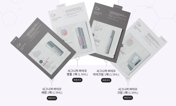  화장품 샘플 이벤트 : 셀로니아 4종 트라이얼 키트 샘플링