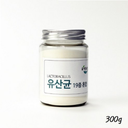  (48% 할인)락토바실러스 가세리 모유유산균 균주 19종 혼합 분말 가루 국산 종균 락티스 살리바리우스 300g