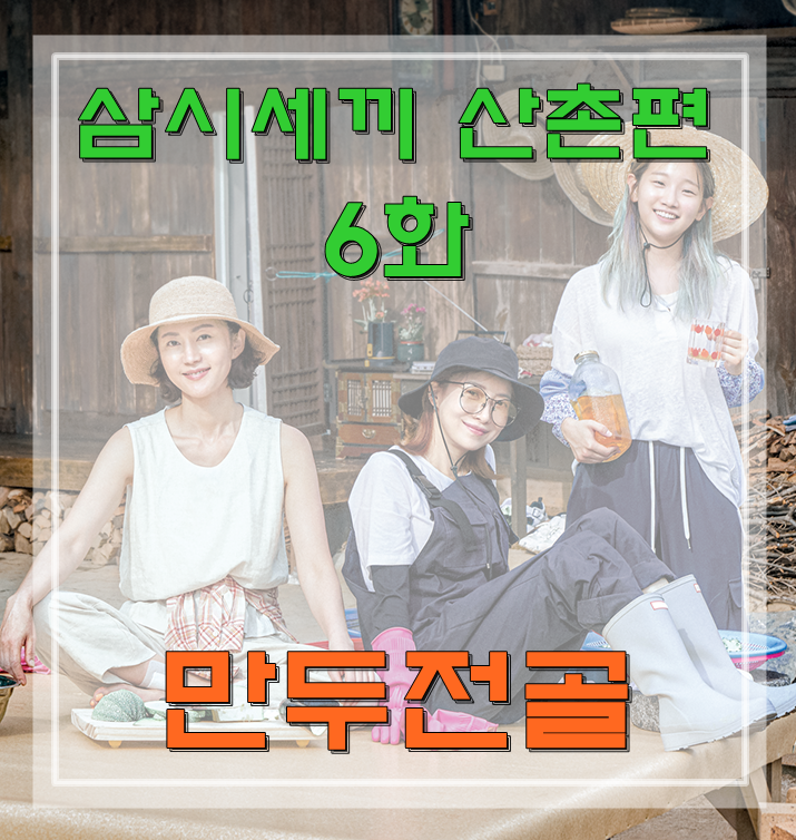  TVN 삼시세끼 산촌편 6화, 만두전골 레시피