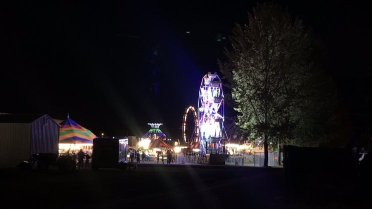  [ID: Moscow] Latah County Fair 2019, 밤에 다시 찾아간 축제