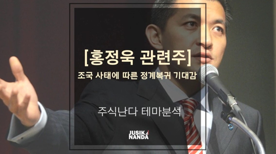  [홍정욱 관련주] 조국 사태에 따른 정계복귀 기대감
