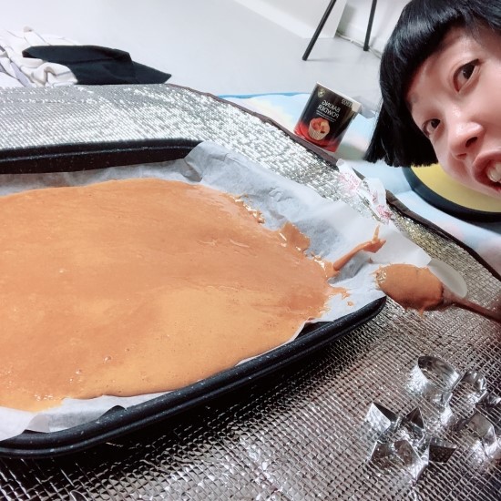  엄마한테 혼남 주의 ㅋ - 유튜브대단해요 tv에서 대왕 달고나를 진영이와 함께 만들어봤습니다