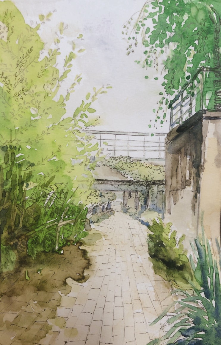  [1일1그림] 선유도공원 오래된 다리