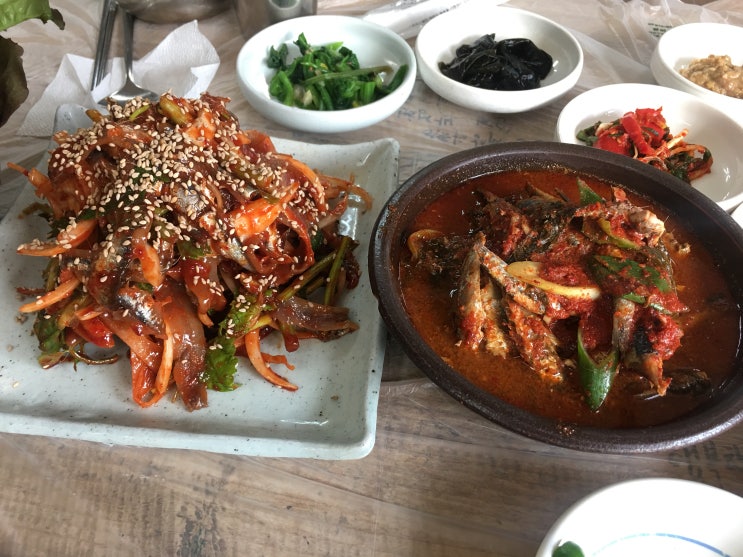  남해 멸치쌈밥 맛집, 우리식당. 일년에 두번씩 꼭 가서 먹어줘야 하는 곳