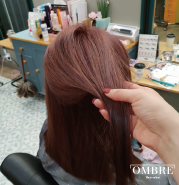  두정동미용실 천안아산24시미용실 원메이크염색 옴브레헤어살롱