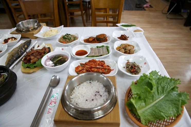  강진 병영 맛집 구수한 불향이 나는 연탄불고기