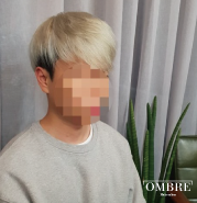  두정동미용실 천안아산24시미용실 그레이염색 옴브레헤어살롱