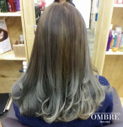  천안염색 두정동미용실 밀본염색 투톤컬러 매트에쉬염색 두정동염색 천안아산24시미용실 옴브레헤어살롱