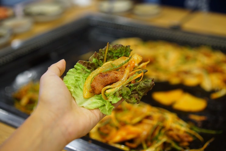  야탑회식장소 오리고기 맛있는 앞뜰