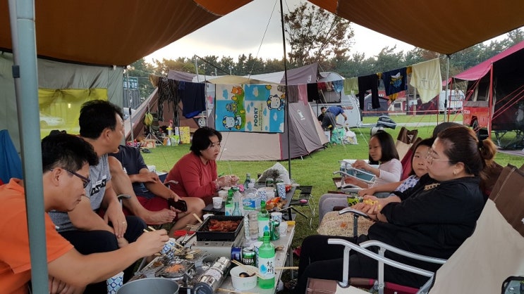 2019 추석 나들이 - 몽산포 캠핑 맛조개잡이