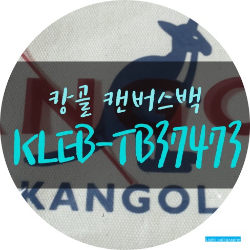  캉골 캔버스백 샀음 :-)