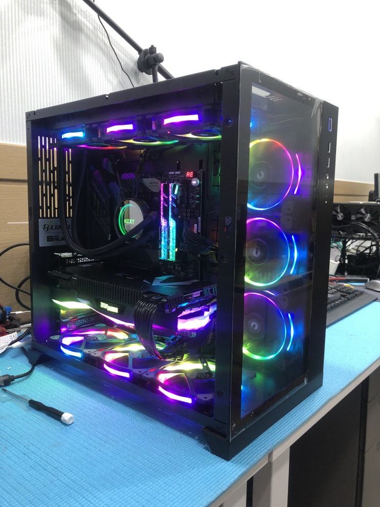  2019-09-07 컴퓨터조립작업 intel 9900K 시스템