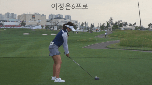  2018 기아차 한국여자오픈 프로골퍼 드라이버 스윙 움짤