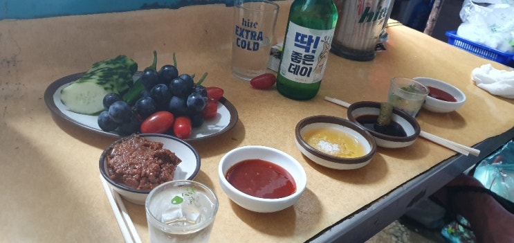  부산맛집 해운대 포차거리 해산물파티