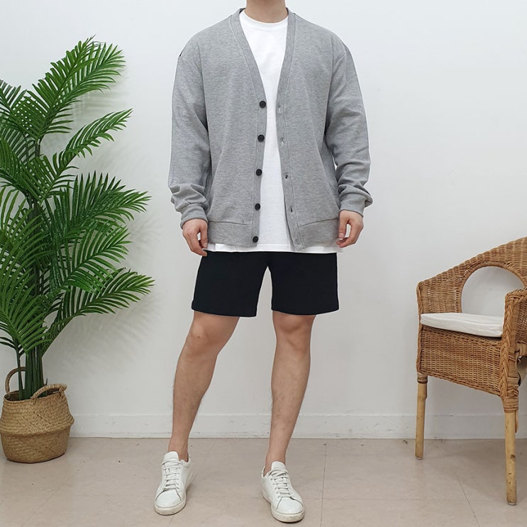  깔끔한 빅사이즈 코디! 남자큰옷 가디건 바람막이 와이드팬츠까지~~