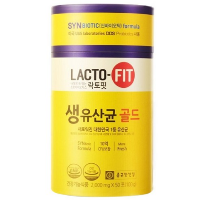  프로바이오틱스추천    종근당건강 락토핏 생유산균 골드