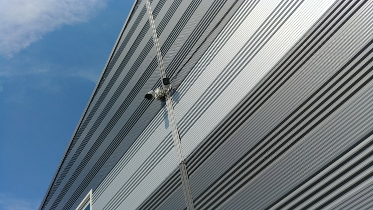 하이크비전 210만화소 공장 카메라 추가 시공 4체널 야간 80M 카메라 시공 익산CCTV